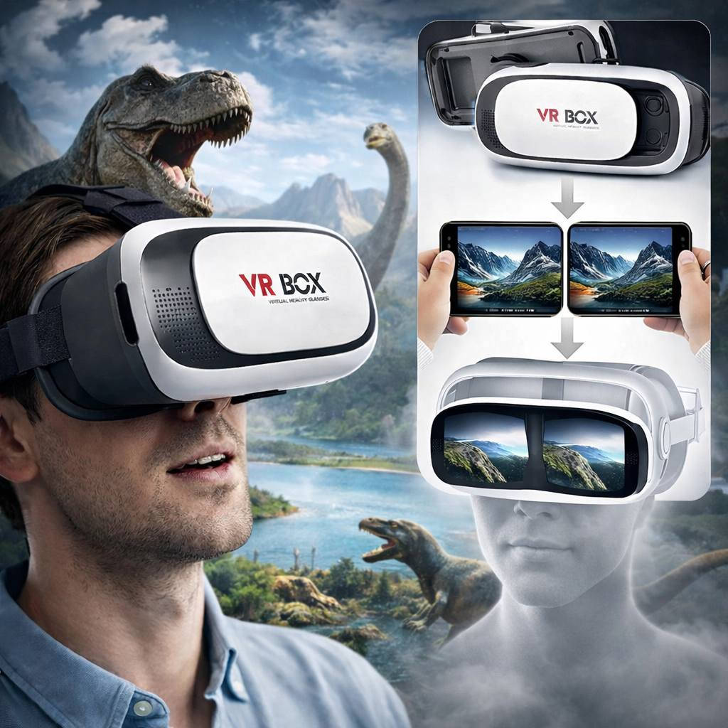 🎮🕶️ نظارة VR BOX للواقع الافتراضي 🌌
 • رؤية ثلاثية الأبعاد واضحة 👀
 • تعمل على كل الأجهزة 📱💻
 • استمتع بالألعاب، أفلام الرعب، ومسلسلات 360° 🎬
 • سهلة الاستخدام ومريحة 😎

عيش المغامرة وكأنك فيها! 🚀
السعر 15 مع التوصيل خلال 24 ساعه بسسسس العرض جداً محدود يوم واحد ويرجع لسعره الأصلي 25


**إذا كنت صاحب هذا الإعلان وتريد حذفه لأي سبب، رجاءا أرسل رسالة إلى الدعم الفني**