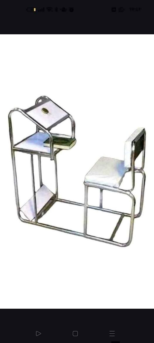 📢 كرسي صلاة متين ومريح
✦ تصميم عملي يساعد كبار السن والمرضى على أداء الصلاة بسهولة وراحة.
✦ مصنوع من هيكل حديد مقاوم للصدأ مع طلاء أنيق.
✦ يحتوي على مسند ورف أمامي للقرآن أو الأدعية.
✦ متوفر بعدة ألوان (بني – أبيض).
✦ مناسب للمساجد والمنازل.

💰 السعر: 60,000 دينار عراقي فقط

📍 التوصيل متوفر داخل كربلاء وباقي المحافظات.
📞 للطلب أو الاستفسار راسل الصفحة أو اتصل على الرقم *********** واتساب كربلاء, العراق
