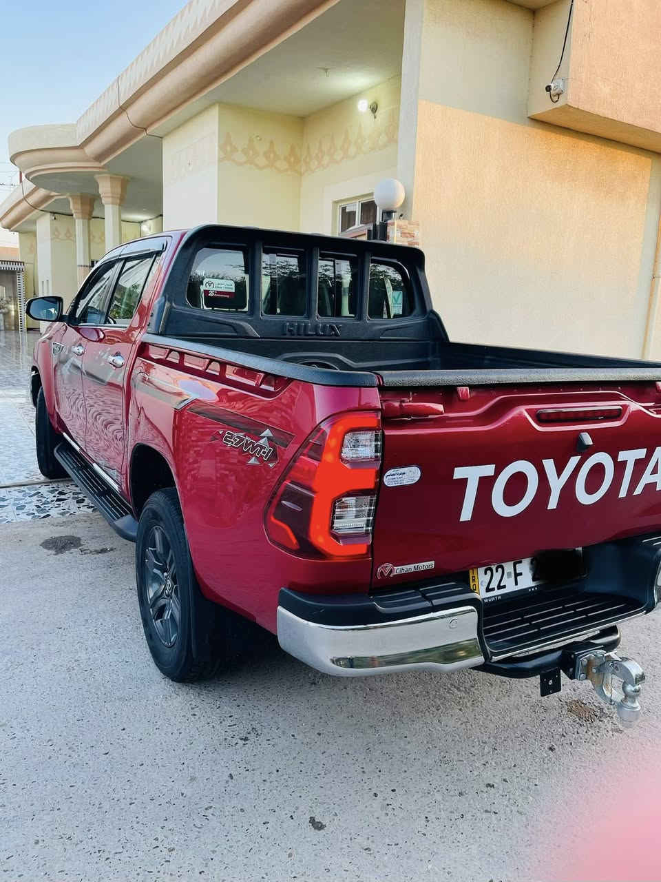 تويوتا هايلوكس ✅✅
2022 ساز باب اول 
مكينه 4 سلندر 2700
دم الغزال 
رقم اربيل تحويل مباشر
سياره كفاله عامه 
ماشيه 92 الف 
مكاني الانبار 
***********
