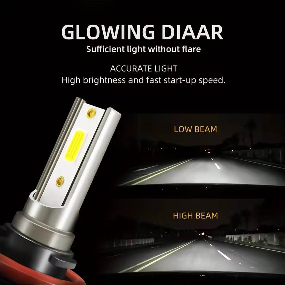 القدرة: ١٤٠ واط/زوج؛

السطوع: ٢٦٠٠٠ لومن/زوج؛

الجهد: ١٢-٢٤ فولت تيار مستمر؛

درجة حرارة اللون: ٦٠٠٠ كلفن؛

نوع خرزة مصدر الضوء: أحدث إصدار من مكونات CSP

المادة: ألومنيوم؛

العمر الافتراضي: أكثر من ٦٠٠٠٠ ساعة

موديل المقبس: H 11
ميزات المنتج:
١. مادة خاصة لحل مشكلة تبديد الحرارة عند درجات الحرارة العالية
٢. تصميم متكامل بتقنية LED، تركيب سهل وغير مُتلف
٣. إضاءة بزاوية ٣٦٠ درجة من كلا الجانبين، بالإضافة إلى انعكاس ضوء مصدر الضوء الأصلي، مما يُحسّن من كفاءة استخدام الضوء ويبدأ التشغيل فورًا
٤. مروحة صامتة عالية السرعة لتبديد الحرارة بقوة، ١٥٠٠٠ دورة/دقيقة، مما يُطيل عمر المصابيح بشكل فعال

English:
Power: 140W/Pair;
Lumens: 26000LM/Pair:
Voltage: Dc 12-24V:
Color Temperature: 6000K;
light source Bead Type: Latest Version of CSP component
Material: Aluminum;
Service Life: 60000H+
Socket: H 11
Product Features:
1. Special material to solve the problem of high temperature heat dissipation
2. LED integrated design, non-destructive installation, easy installation
3. 360-degree light on both sides, combined with the reflection of the original light source cup, improve the light utilization rateand start instantly
4. High-speed silent fan for forced heat dissipation, 15000 cycles/min, heatdissipation, effectively prolonging the life of the lights السليمانية, العراق


**إذا كنت صاحب هذا الإعلان وتريد حذفه لأي سبب، رجاءا أرسل رسالة إلى الدعم الفني**