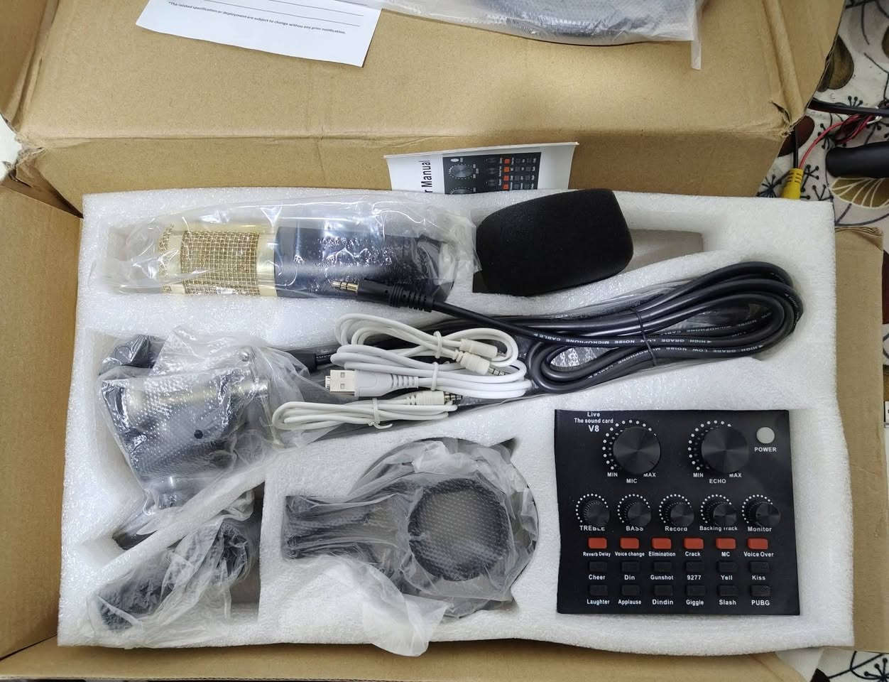 مايك احترافي بهذا الشكل متوفر قطعتين
عرض القطعة ب25 مع التوصيل


**إذا كنت صاحب هذا الإعلان وتريد حذفه لأي سبب، رجاءا أرسل رسالة إلى الدعم الفني**