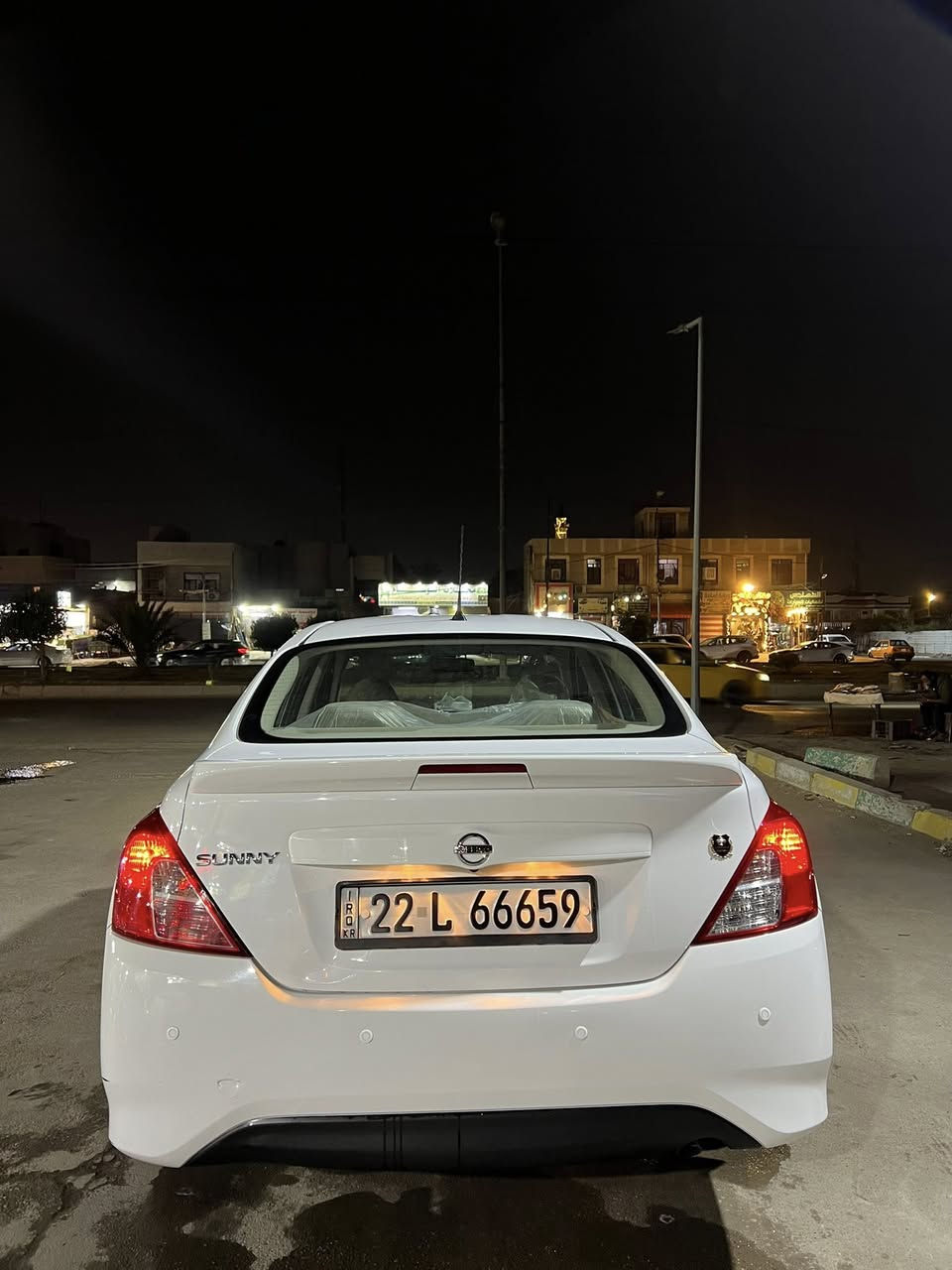 نيسان سني هندي 2022 ماشيه 54 بيها بنيد صبغ وبارد ب جاملغ رقم مميز سعرها 115 وبيها مجال ***********
