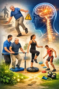 عدم اتزان الجسم أثناء الحركة قد يسبب صعوبة في المشي أو الوقوف، ويزيد م...