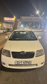كورلا بيكاتشو موديل ٢٠٠٤ سياره قطع صبغ ابيع حزام  جاهزه مكينه كير تبري...