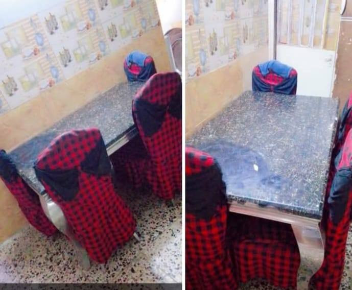 ميز طعام مرمر وكراسي للبيع حي جهاد بغداد سعر 75


**إذا كنت صاحب هذا الإعلان وتريد حذفه لأي سبب، رجاءا أرسل رسالة إلى الدعم الفني**