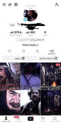 حساب تيك توك • 30k متابع • بغداد