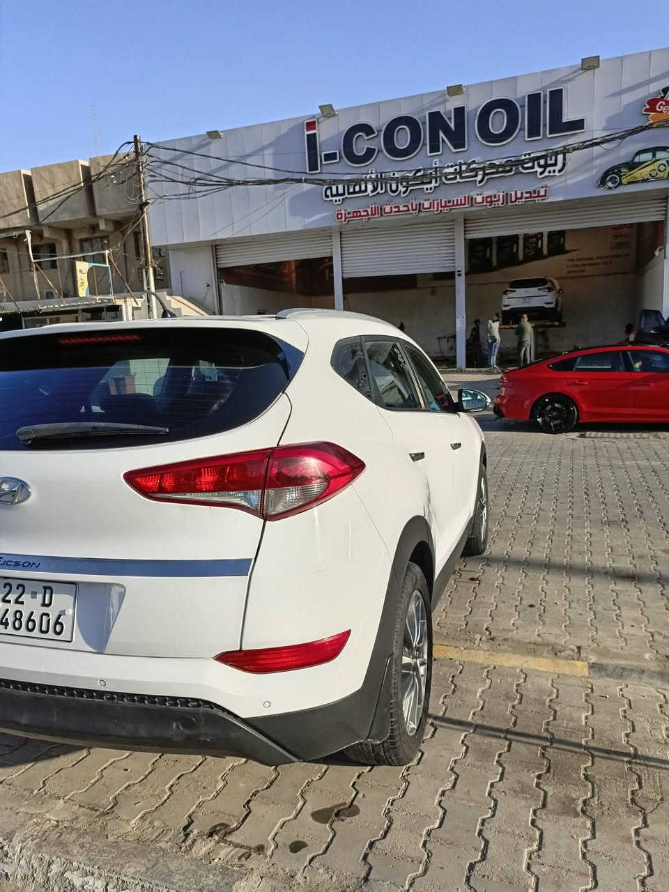 سلام عليكم للبيع
توسان 2018 كفاله عامه من الصبغ والبارد ماعدى كرت اصبعين اثر تشليع بسبب الهوز 
سنويه مجدده هزة جديده مكينه كير ع وضع الشركه برغي مامفتوح بيهة تخم تاير جديد مكانهة نجف سعر 184 وبيهة مجال حگ جيتك /***********
