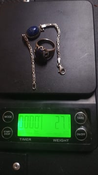 لازورد • ٢٧غرام • فضة٩٢٥