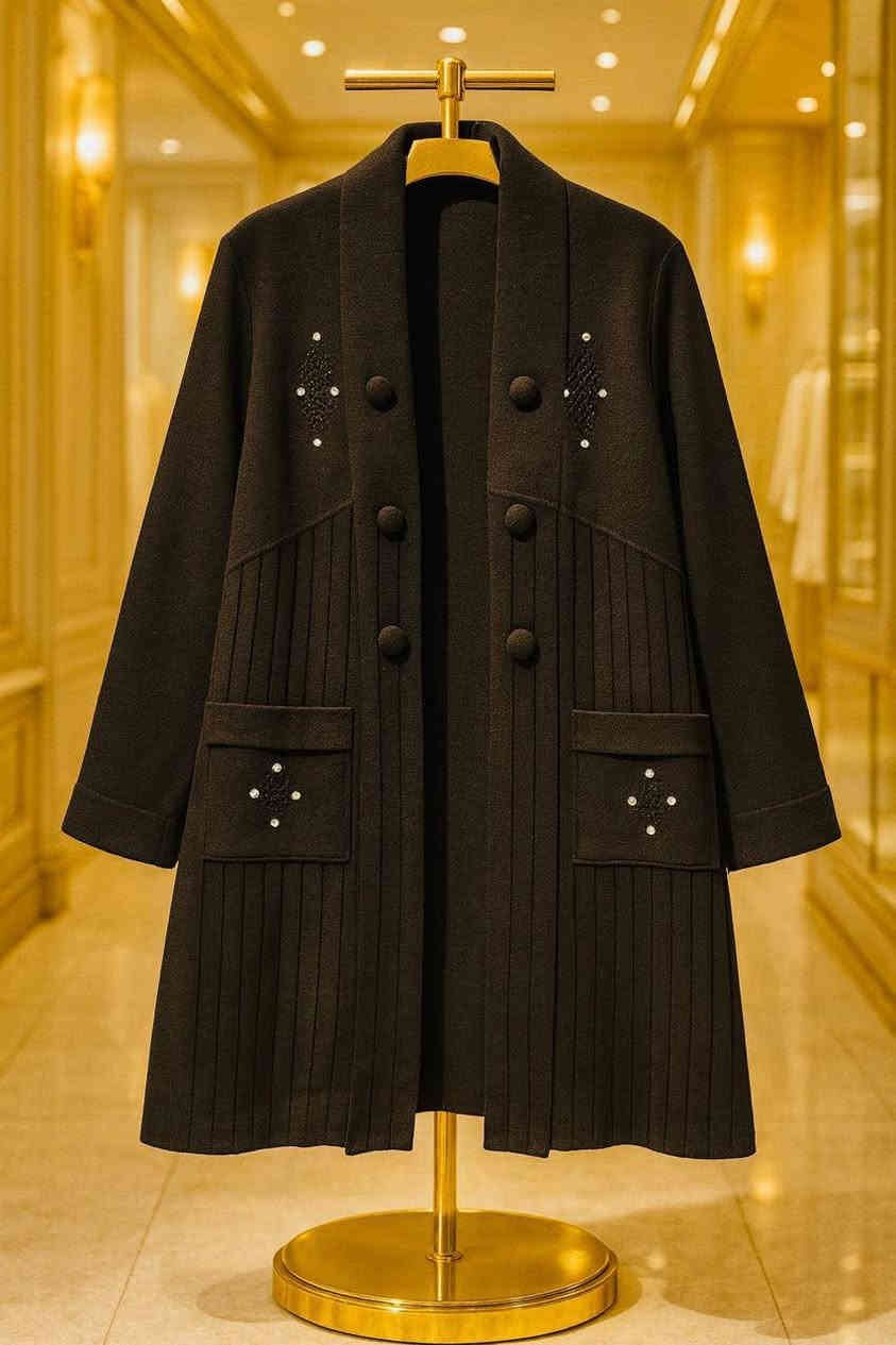 #مجمع_ملك_الاسعار
جاكيت نسائي كلش راقي الخامة الثكيلة سواد فحم 
القياس/ FREE SAIZ      السعر / ١٨,٠٠٠
الرماد/التأميم القادسيةالثانية قرب مدرسة🏫 الحوراء
Yassin Fallah         ***********
