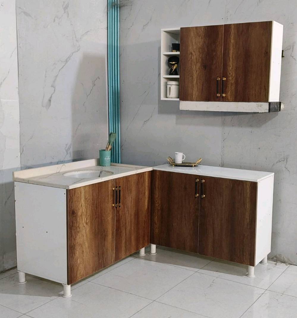 كاونتر خشب mdf ثلاث قطع قياس متر سعر 200 الف متوفر توصيل للحجز مراسله واتساب