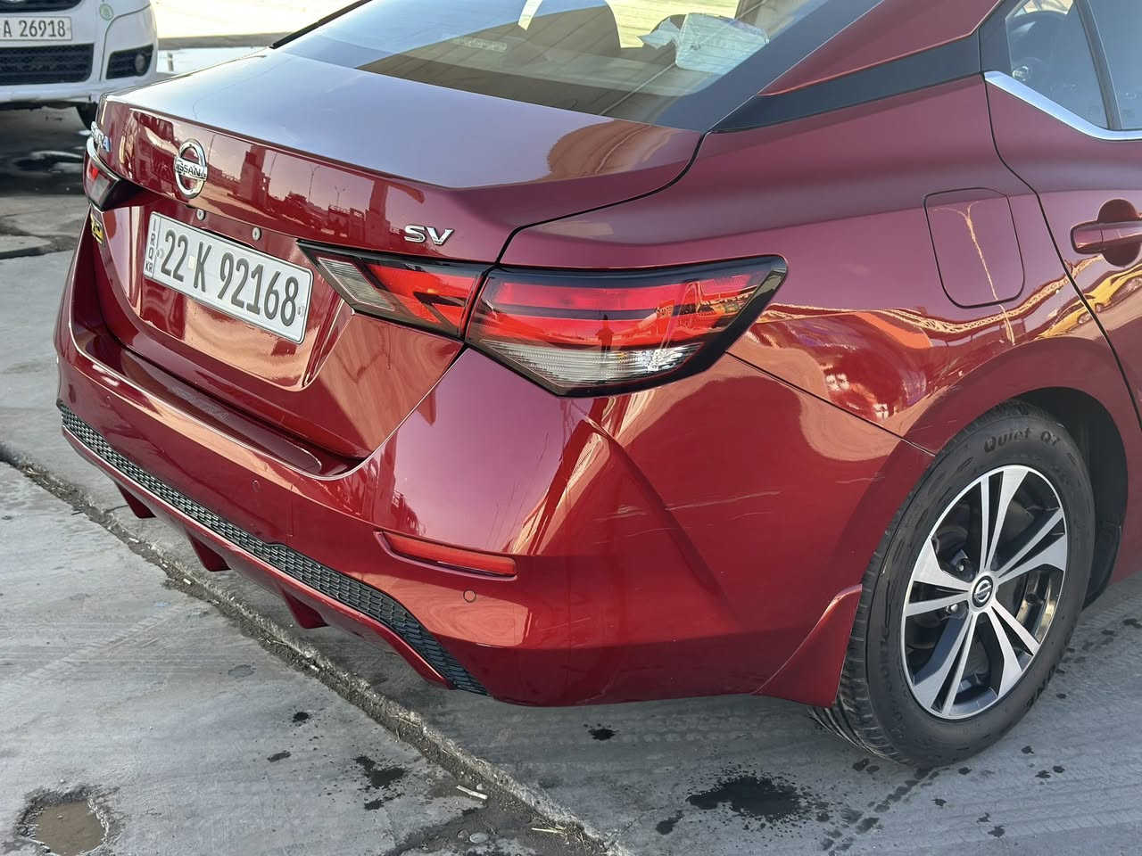 سلام عليكم
نيسان سنترا  2022  
مواصفات  sv   
السعر 132 ورقه 
وارد امريكي رقم اربيل الجديد
تحويل او وكالة للمشتري  
صور حادث بالمنشور 
السونار بالمنشور 
الباقي كفالة عامة 
بدون دواخل 
شواصي لغود مكفولة
محرك 2000 
ماشيه 71 
بصمة تشغيل + البوب بصمة 
تشغيل عن بعد
توقف ذاتي
رادار امامي خلفي جانبي
مانع تصادم خلفي امامي
نظام تنبيه الخروج عن المسار
قيادة آليه تحديد مسار 
انضمة قيادة
فول تحكم استيرن يمين يسار 
مراية تعتيم 
سستم صوت 
حجر البيئه بلادي
والرادار بلادي شرط الفحص
مكانها بغداد بسمايه 
السعر 132 ورقه 
***********
