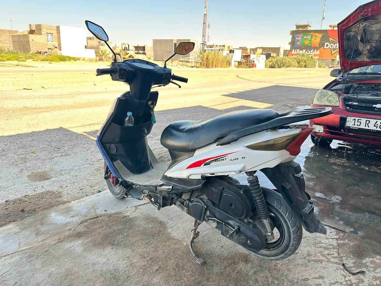 ماطور محرك 125نضيف حيل كهربائية كلهن شغاله لايت هورن أشاير تخم تاير جديد (نقص صلف يشكل بس)
مكان ال7كيلو ***********
السعر250بي مجال
