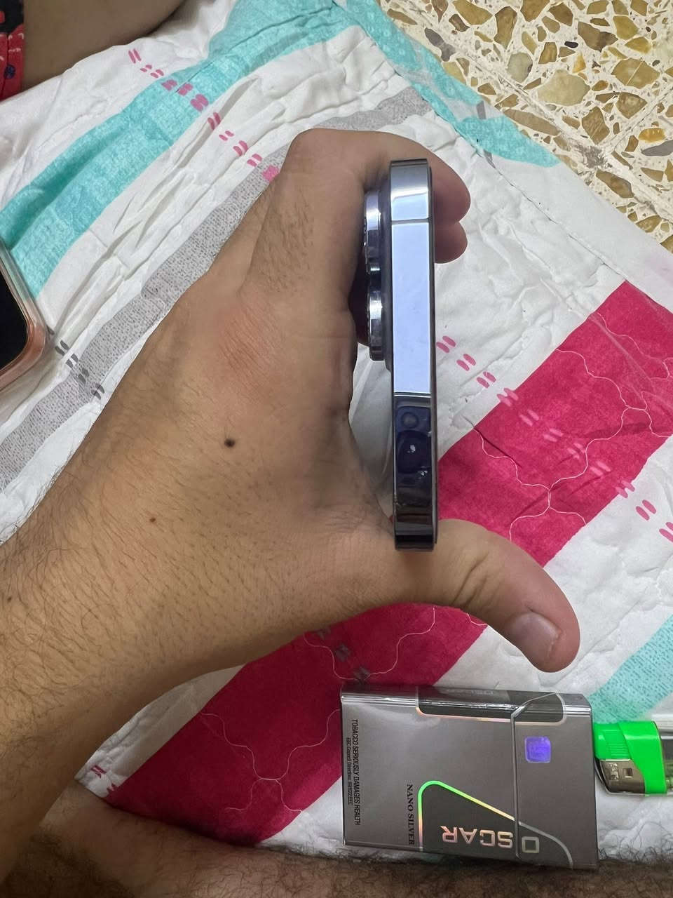 IPhone 13 Pro Max
النضافه 100‎%‎

البطاريه :91

الذاكره :256

ممفتوح التلفون ابد 

للتواصل 

***********
