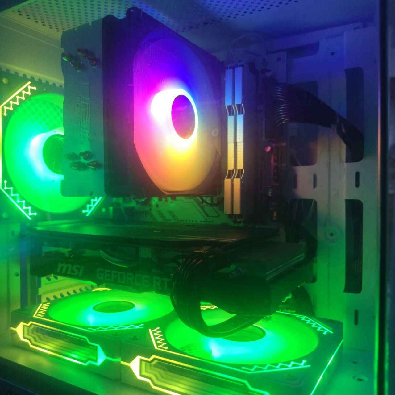 rtx 2060 super msi new
ryzen 5 3600 new 
bord b450 machinist new white 
16gb ram,2*8 new white
hard 128 pny used
hard 128 pioner used
case t8 + 3fan argb + remot new
pw600wat b9 new 
(هەموو پارچەکانی لۆکە جگە لە هارد) السليمانية, العراق


**إذا كنت صاحب هذا الإعلان وتريد حذفه لأي سبب، رجاءا أرسل رسالة إلى الدعم الفني**