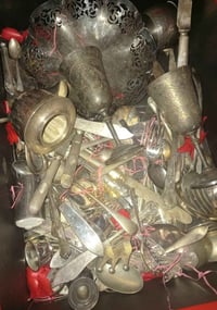 ٦ كيلو ونص • طلاء فضة • ٥ كيلو ملاعق