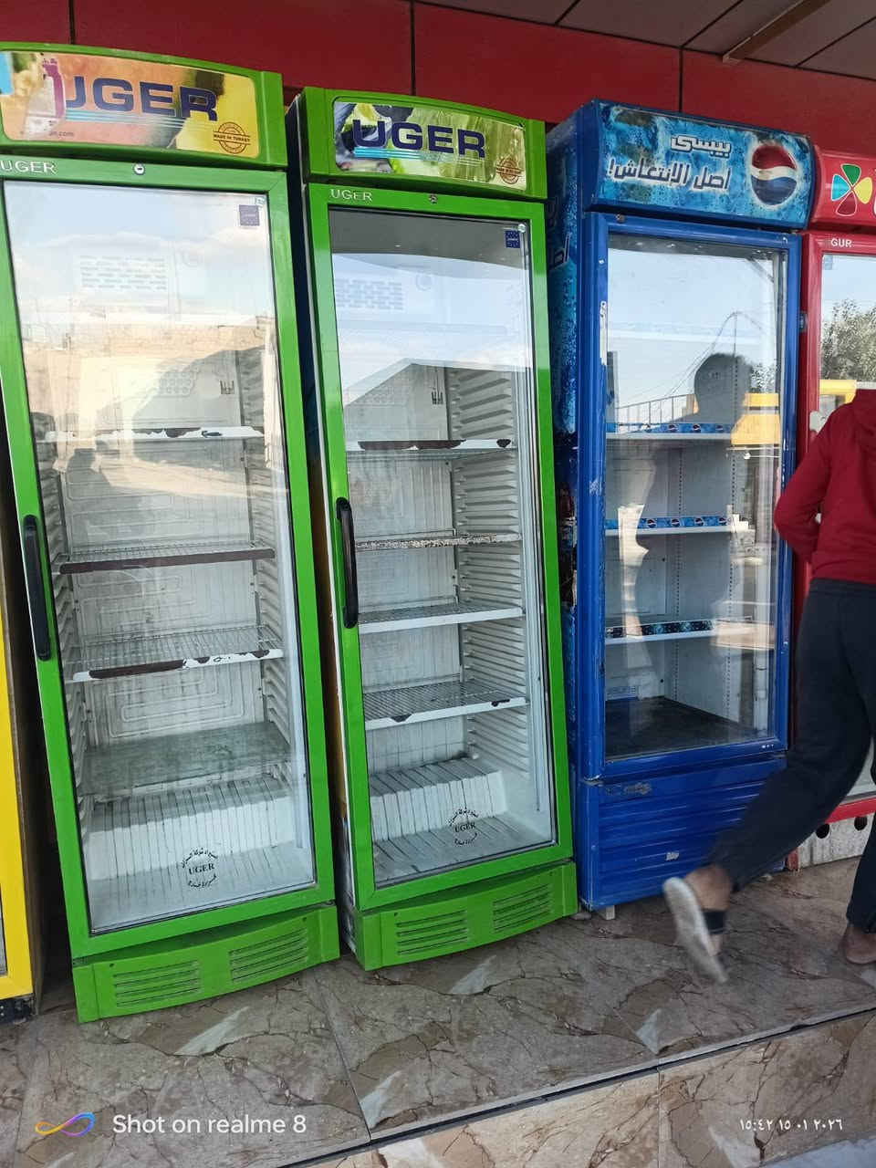 توفرت لدينا انواع البرادات العارضات 
البالة المستعمل اخوو الجديد ماركات عالمية
باب واحد 
مع
بابين 
شرط الشغل والتبريد والنضافة 
شرط مع الضمان
عنوان 
ناصرية مدينة الصدر 
شارع المضخة 
***********
***********
