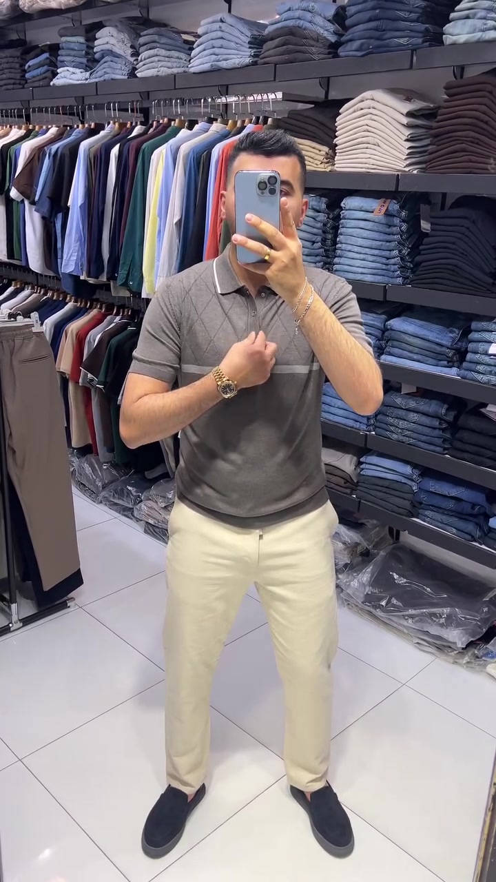 تيشيرت ماركه خامه تريكو قطن ١٠٠٪؜ خامه درجه اوله متوفر ب5 الون فقط ✅🔥
قياسات  S M L XL XXL قياس المعروض L
بنطرون ماركه قياسات 30 إلى 40
المنشئ تركي 🇹🇷 
توصيل بغداد 5 الف  توصيل محافظات 5 الف
العنوان بغداد مول زيونه طابق الاول 
التواصل دايركت او واتساب ***********
