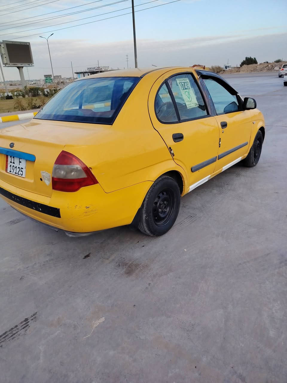 للبيع طيبه تكسي  2015 رقم بغداد انگليزي سنويه لل 27 هزه جديده  خط وبحث وغرامات مصفره سياره جاهزهه
كفاله عامه من الصبغ والضربه بيهه بارد شبر بل بنيد يم الشباك  كير ومحرك وحداديه خير من الله مكان السيارة واسط الصويره *********** السعر 35 بيهه مجال بيع فقط الشراي يتصل خاص ما موجود
