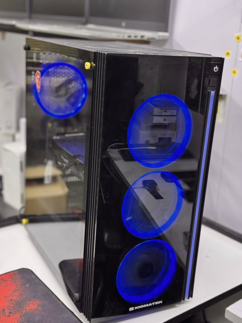 تحية طيبة شبابنا وحبايبنا 
مثل ما عودناكم تجميعات مناسب وبراندات قوية
تجميعة اغلب القطع جدد
R5 3600 جديد
M.B ASROCK B450 جديد
RTX2060 6GB ZOTIAC GAMING مستخدم
SSD128-HDD500 جدد
Ram 16 3200 جديد
CASE XIGMATEK مستخدم
P.S550W+80PLUS مستخدم
السعر ٦٠٠ الف سعر نهائي بدون عملة شبابنا 
متوفر توصيل لكافة المحافظات 
عنوان المكتب واسط - كوت - المشروع- شارع الحاسبات-مكتب MEGA TECHNLOGY 
***********
