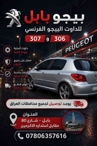 بيجو ٣٠٧ • بابل • أدوات فرنسي