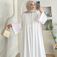 قفطان باربي • تطريز مميز • فري سايز ٤٤