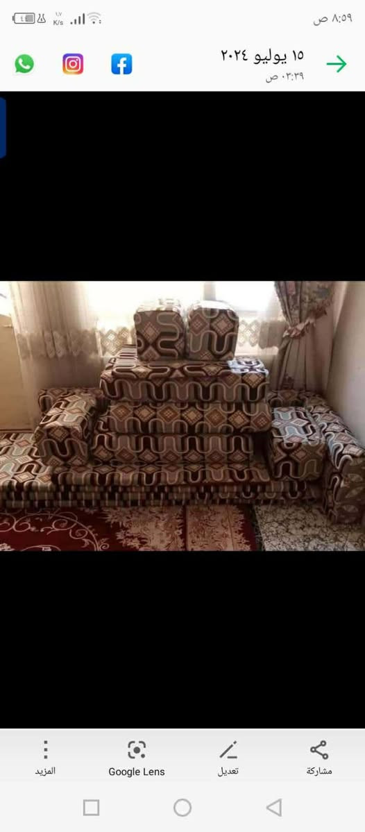 جلسه نظيفه للبيع
اربع منادر وتجايات ومساند للاستفسار عالخاص


**إذا كنت صاحب هذا الإعلان وتريد حذفه لأي سبب، رجاءا أرسل رسالة إلى الدعم الفني**