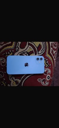 ايفون12 العادي لون ازرك مكفول كفاله عامه بطاريه ٨٢ ذاكرته256 سعر خاص و...