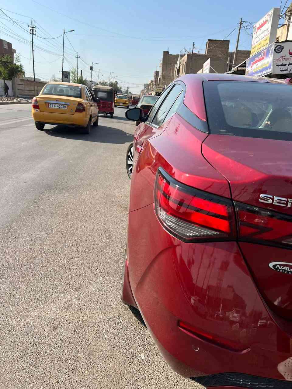سلام عليكم 
نيسان سنترا موديل 25 بدون رقم دخول جديد باسمي فول مواصفات السبشل معروفة ماشية 5 الف ميل حادثها فقط خشم البنيد ومصبوغ البيد كله مكاني بغداد الحرية للاستفسار الاتصال على الرقم ***********
