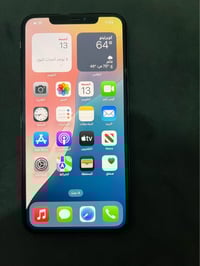 هاتف آيفون اكس ماكس الهاتف ذاكرة ٢٥٦  البطارية ٨٥ فيس ايدي شغال كاميرا...