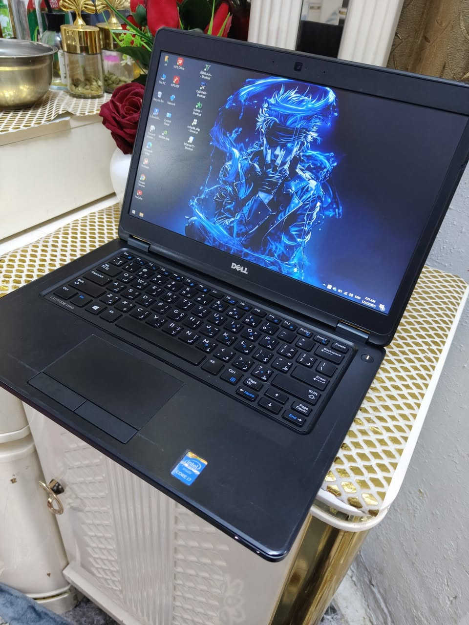 DELL
cori7 ge5 معالج 

هارد 512 ssd
رام 4 
كارت شاشه داخلي 4G
كارت شاشه خارجي NVIDIA GeForce 840M 2G العاب تصميم 
حجم 14.6  
بطاريه جيده
مكاني بغداد 
متواجد فقط اتصال أو  وواتساب 
سعر 150 قفل + ملاحضه 149 مترهم 🌹
رقم ***********
