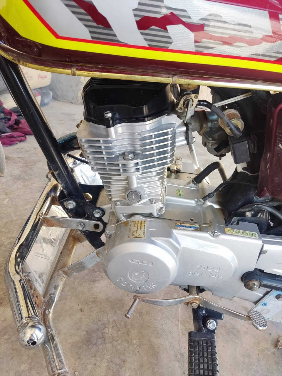 السلام عليكم دراجة تايكر موديل 2024 اربعه كير كامله شغل وتطلع نضيفه مرتبه اوراق بيه دشبول ششغال  دراجه ,(كامله ) المكان شهربان السعر خاص الاستفسار ***********
