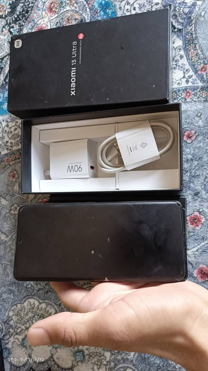 سلام عليكم
Xiaomi 13 Ultra
_ذاكره /256+12 نسخه عالميه
_معالج /Snapdragon 8 Gen 2
_كامرات / من شركة لايكا : خلفية رباعية 50+50+50+50 م.ب. / امامية 32 م.ب
_الجهاز نضيف ومكفول مداخل مصلح ولا مفتوح اجهاز _ملحقاته /كامله تجي تفحص ع كيفك 
_مكاني /بغداد المحموديه 
_السعر /600 وبي مجال للشراي 
الشاشه نضيفه مابيها اي شي بس هاي فقط لزكه 
الرقم *********** بي واتساب 
___________________تحياتي الكم_________________
