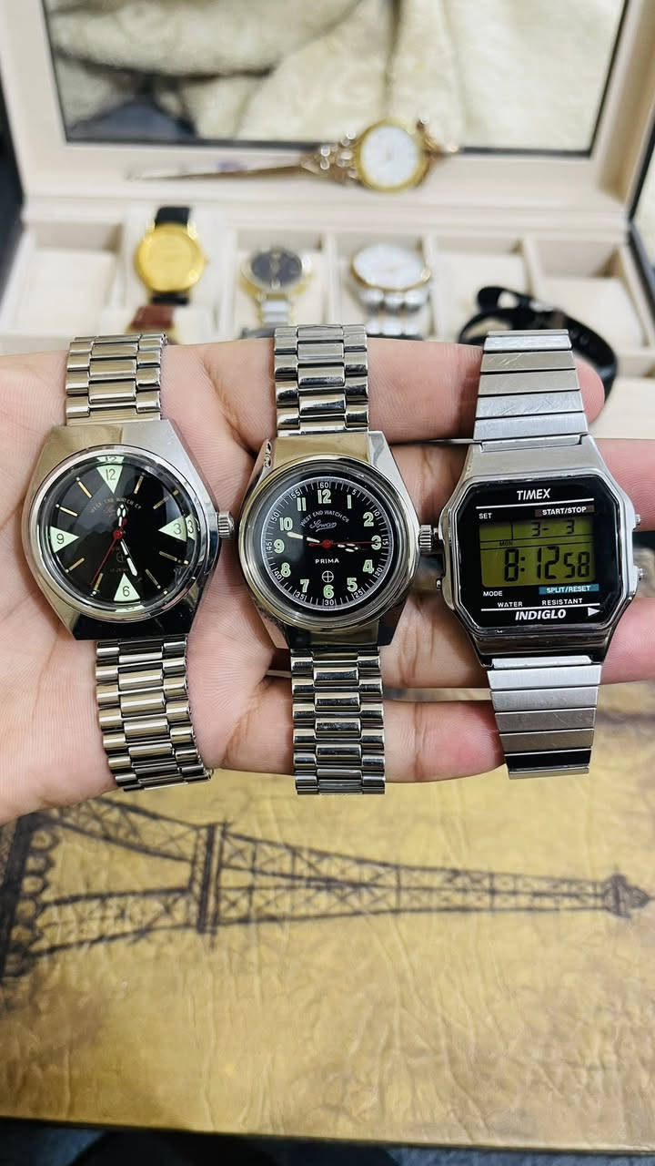 للبيع 11 ساعه باله اصلي ونضيف وشغال السعر 200 الف 
وستند عدد 2 شغال نصب تكويك 
بولسار شمسي قمري سناتر كله شغال
تايمكس شغال 
ساعه طيارين 
الكتروني سولر نوادر


**إذا كنت صاحب هذا الإعلان وتريد حذفه لأي سبب، رجاءا أرسل رسالة إلى الدعم الفني**