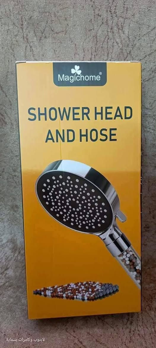مرحبا زبائننا ومتابعين الاعزاء 
للطلب المتزايد على دوش الفلتر 

👍👍👍توفرت كميه محدوده  من فلتر دوش ماركه Magichome,🌹‎🌹العالميه
‎‎
‎‏‎#مميزات_فلتر_الدوش 
‎‏‎- يزيل الشوائب ويقلل من سقوط الشعر واضافة خواص مفيده للجسم والشعر في الماء
‎‏‎- يوفر الماء ويزيد قوة دفعه ٣٠٠٪‏ بنفس الوقت
‎‏‎- يساعد على تقليل تساقط الشعر وتقليل تكون قشرة الرأس
‎‏‎- يزيل المواد المتسببة في جفاف الشعر
 المحتويات دوش بداخله فلتر + صونده + كيس عدد 2 فلاتر احتياط وكوله اصلي 
‎‏‎- سهل التركيب والفك من قبل المستخدم
‎‏‎- ينظف من فترة الى اخرى منعآ لترسب الاملاح بداخله
‎‏‎ملاحظه الدوش يعمل على اضافه خواص مفيده للشعر 
والجسم
 ‎السعر ....8الف👍👍👍👍👍💥💥💥💥💥
‏‎للحجز والاستفسار المراسله على الصفحه
او الاتصال  مندوب المبيعات 
*********** واتساب

توصيل لبسمايه 1000
بغداد محافظات 5000
