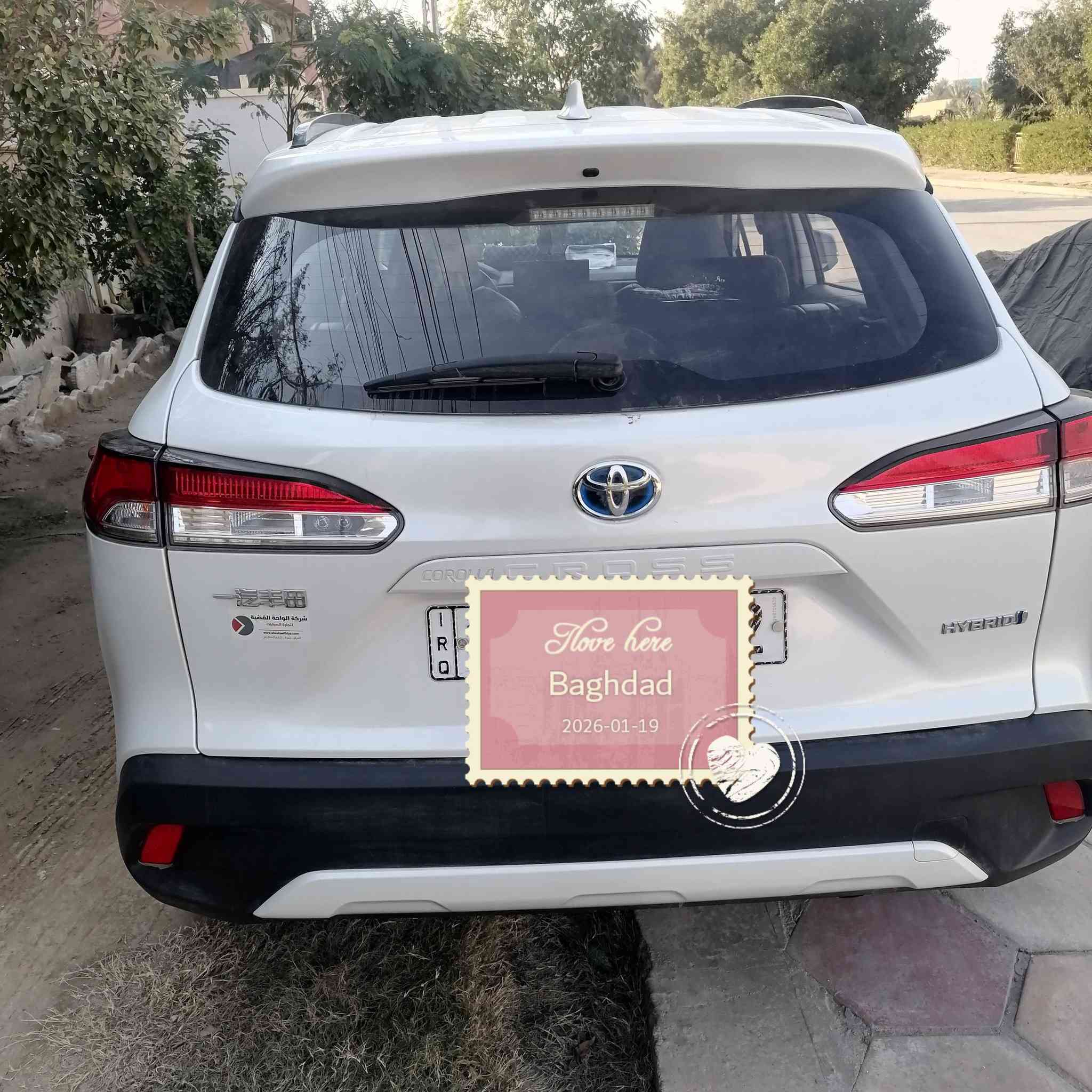 سلام عليكم ..
كورولا كروس موديل 2024 للبيع مواصفات الصيني ، مابيها اي ضرر او حادث ، ماشيه 24 الف ، رقم بغداد بأسمي ، السعر المطلوب 26 مليون ، مكاني بغداد / حي العامل ، رقم الهاتف ***********
