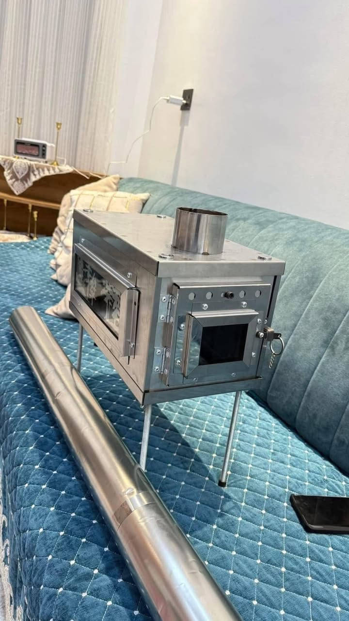 السلام عليكم صوبه حطب حجم الكبير سل ستيل ضد الصدا تحتوي على جام حراري جانبي وامامي كامل ملحقاتها تتفصخ مع جنطه خاصه اله السعر  85 الف يوجد توصيل رقم واتساب *********** لتواصل اكثرً
