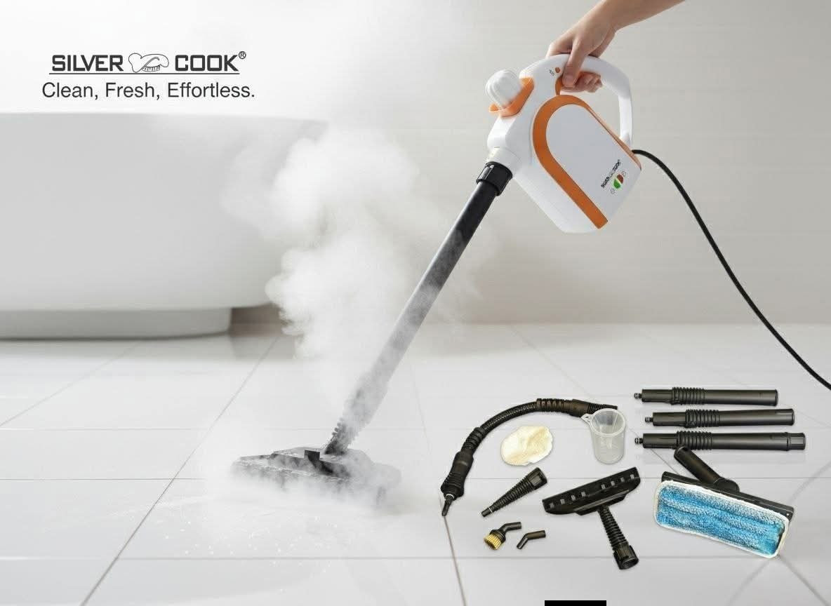 جديدنا توفر لدينا 
أرقى الماركات يوفر الكم
نظافة متكاملة بلمسة ذكية من Silver Cook
استمتع بقوة البخار في جهاز واحد متعدد الاستخدامات 💨
12 IN 1 Steam Cleaner يمنحك تنظيف عميق لكل أركان المنزل — من الأرضيات إلى الستائر وحتى الأجهزة ✨
🔹 قدرة 1000 واط لبخار قوي وسريع

🔹 خزان 250 مل عملي وسهل التعبئة

🔹 نظام أمان للأطفال (Child Lock) لحماية إضافية

🔹 ملحقات متعددة لتناسب كل مهمة تنظيف
كل جزء بالبيت إله أداة خاصة توصل للنظافة المثالية من أرضيات السيراميك الى زجاج النوافذ.... من المطبخ إلى الحمام

🔹 مقاوم لرش الماء بمعيار IPX4

نظافة آمنة، فعّالة، وبدون مواد كيميائية 🧼 
للحجز والاستفسار مراسلة الصفحه او على الرقم التالي 
*********** واتساب
