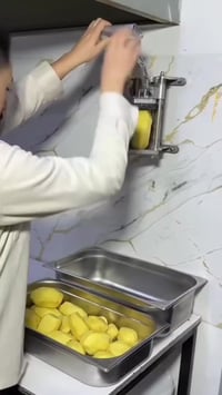 قطاعة بطاطا جدارية • الجوهرة • تجهيزات مطاعم