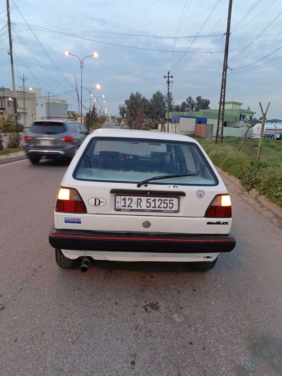 السلام عليكم ✔️
كولف موديل 1991.

-مكينه والكير شرط في شرط!

-صبغ فقط نص باب والباقي شرط خام!

-طخم السياره جديد كامل مكمل !

-طخم تاير ماصارلو اسبوع جديد!

-كهربائات كلها شغاله عدا الكيلو متر! 

- رقم جديد وهزه جديده وسنويه تقريبا ل2031 شرط التحويل السعر 40$ وبيها مجال⬇️للستفسار ⬇️
***********📞
‏‪***********‬‏📞
