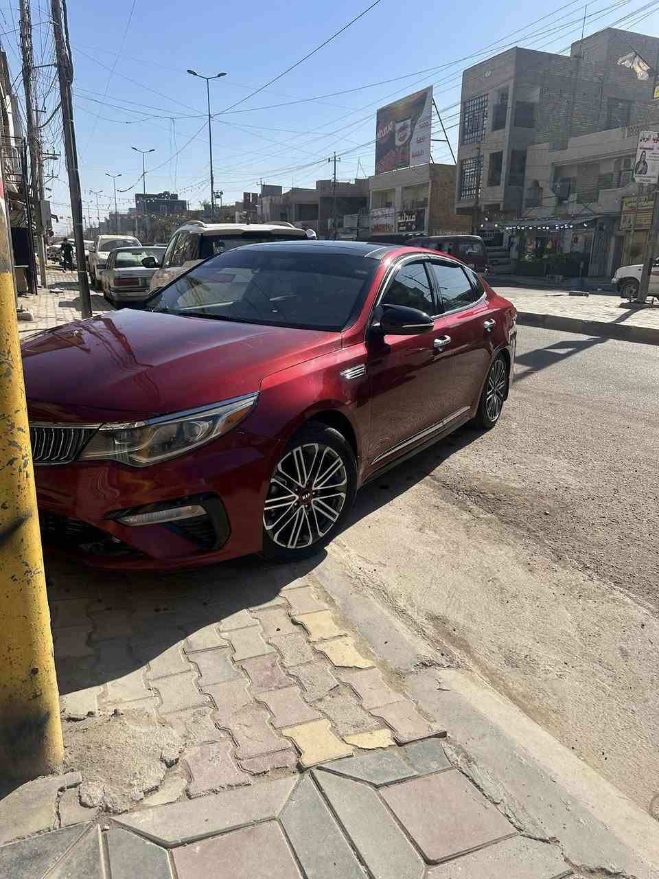 سلام عليكم 
أوبتيما 2019S وارد امريكي 
حادث خفيف وصور الحادث بالمنشور 
بيها شخط بالجاملغ الخلفي 
وبالبنيد على كد شبر تقريبا
مواصفات السياره 
رادار خلفي 
رادار جانبي 
تحديد مسار 
حساس خلفي 
قيادة ذاتيه 
بريك ذاتي عند اقتراب من السياره قريبه 
فول تحكم ستيرن 
ويل 18 
شاشه اعطال
شاشه كبيره
كامره دوراره
لد نهاري 
اشاير بالدعاميه 
اشاير بالمري 
ثلاث وضعيات قياده 
Abs 
بلوتوث اوكس 
بصمه وشادلهه منضومه غاز  مراوس حسب لقناعه

مكاني بغداد الدوره رقمي ***********
