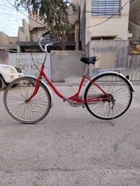 بايسكل بناتي • حجم ٢٦ • أحمر