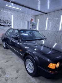 بي ام البيع 735موديل 1992رقم بغداد دولي كشنات كهرباء ايرباك دبل  جكمجه...