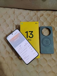 ريلمي 13 برو ذاكرة 512 نظافة 95٪ ملحقات كارتونة فقط جهاز مكفول واستخدا...