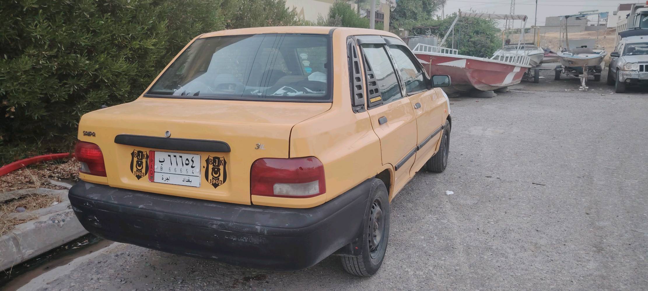 السلام عليكم عندي سايبا موديل ٢٠١٢ كل شي مابي صبغ بيلادي كير مكينه شرط تبريد شغال ثلج كهربائي شغال مشروع وطني شاشا ايباد كوبون بنزين بي سنويه جديد ٢٠٢٧ رقم بغداد 