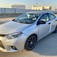 تويوتا (كورلا) موديل (2015) وارد حادث امريكا بنيد سطحي مبدل نفس اللون ...