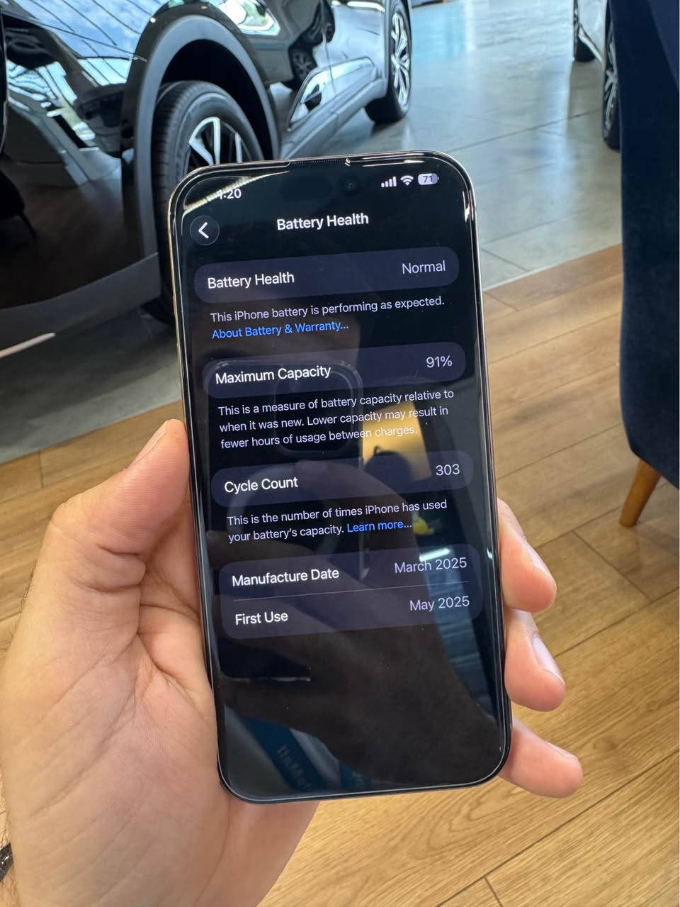 iphone 16 promax 
به شه رتي هه موو شتيك به س پشتي شكاوه
پاتري ٩١ بيلاد
٣٠٣ جار دراوه له شه حن
٢٥٦ گيگا
٢ سيم ZAA
كارتوني عه سلي له گه له السليمانية, العراق


**إذا كنت صاحب هذا الإعلان وتريد حذفه لأي سبب، رجاءا أرسل رسالة إلى الدعم الفني**