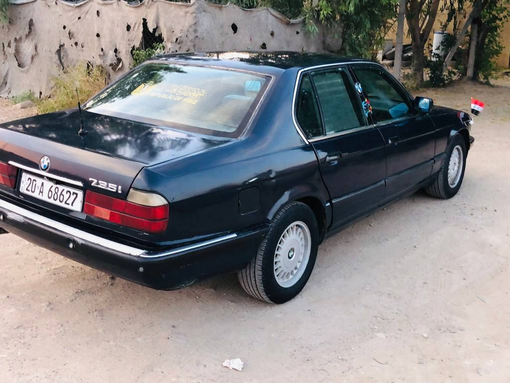 Bmw 1993/٧٣٠
دبل جكمجه
شاشه وكامره 
تخم تاير جديد 
كهربائيات كامله بدون جطل
سنويه ورقم جدد
باتري+داينمو جدد
كير مكينه شرط
نفس اليوم تحويل 
السعر 32
مكاني ديالى الغالبيه *********** بغداد, العراق
