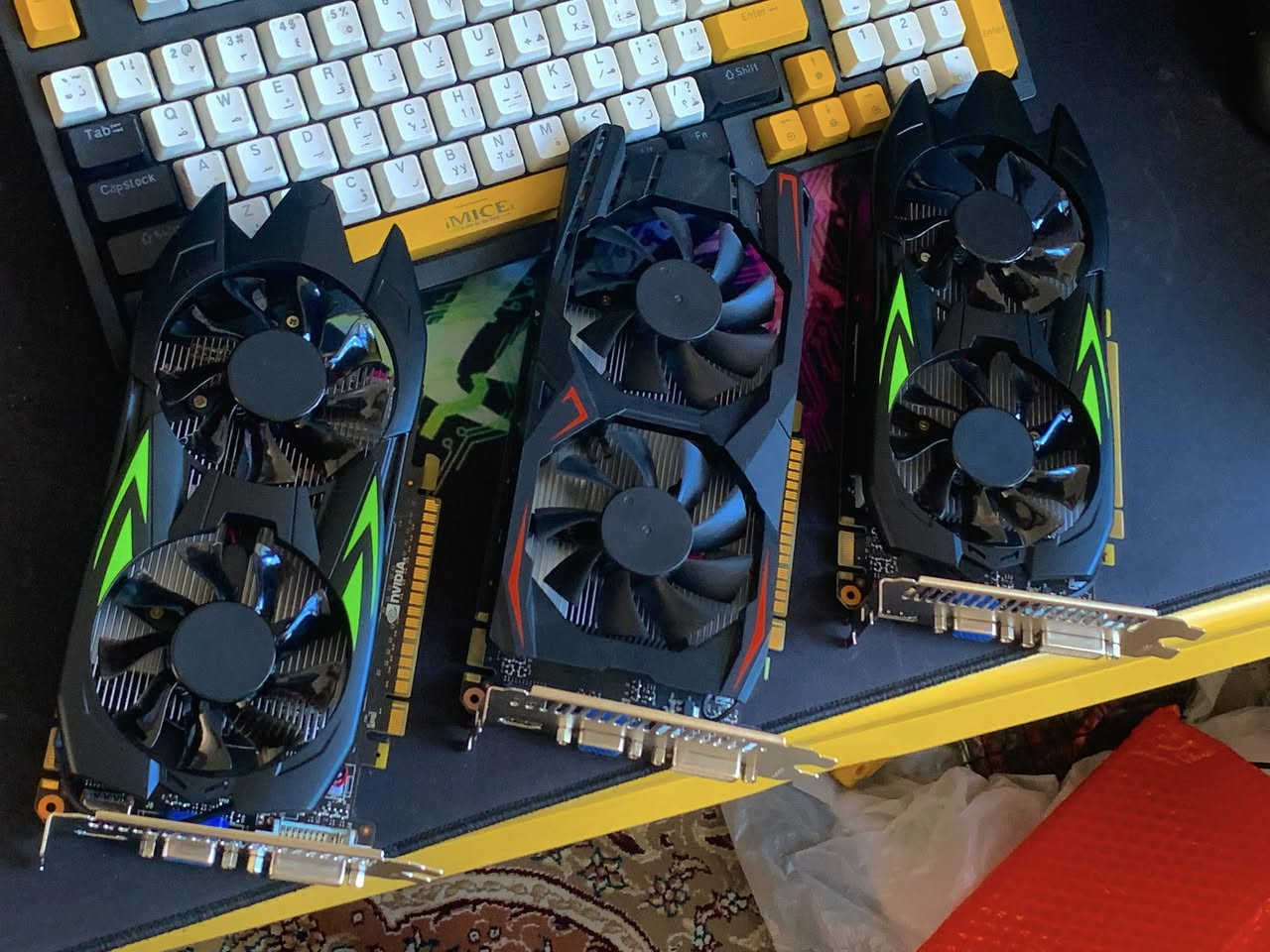 GTX 1050 Ti 4GB
شلعت كروت 3 قطع 

سعر 100 الف قفل عليهن تلاثتهم 

شغلات تمام و من دون اي مشاكل 

متوفر توصيل 🚚


**إذا كنت صاحب هذا الإعلان وتريد حذفه لأي سبب، رجاءا أرسل رسالة إلى الدعم الفني**