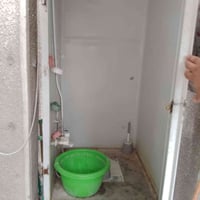 كرفان تواليت • ١م×١م • تانكي صغير