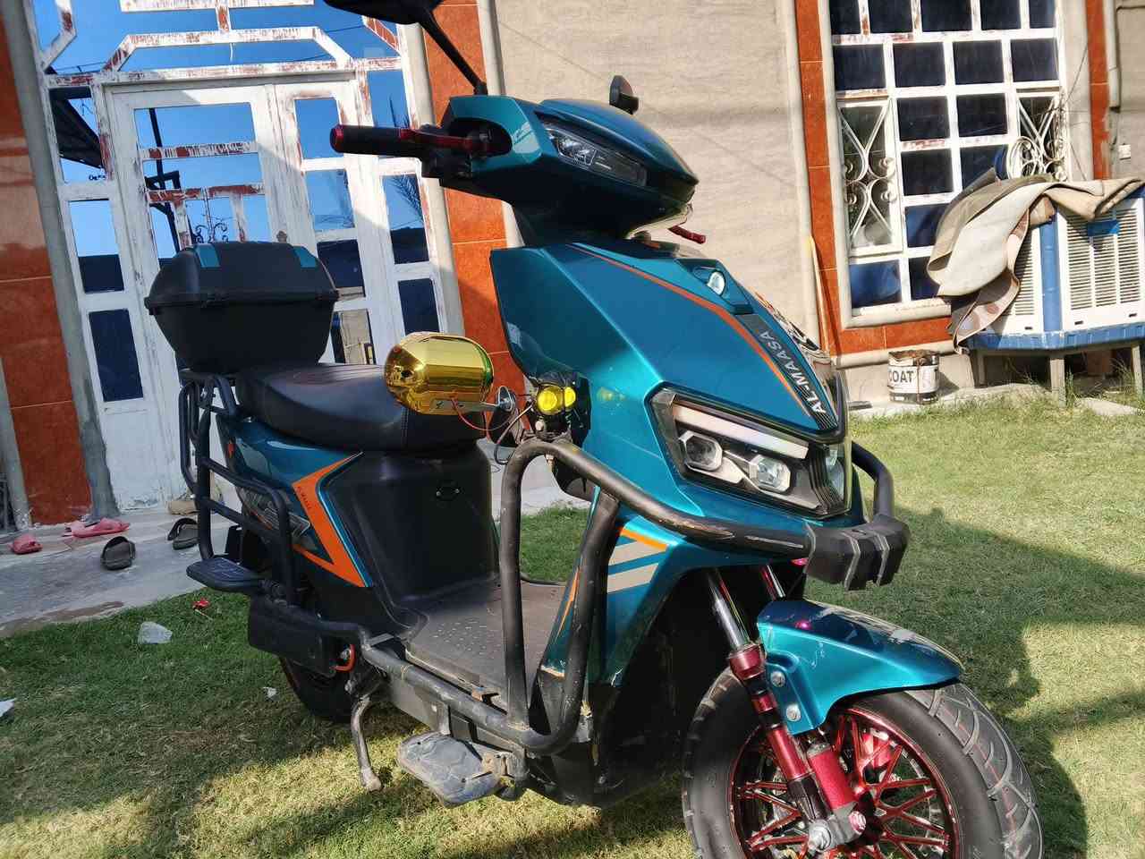 اسلام عليكم  
دراجه شحن سكنز للبيع اخو الجديد السعر 500او بي مجال قليل الاستفسار *********** بي واتساب
